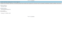 Tablet Screenshot of lloydssportingequipment.com
